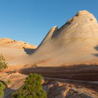 White Domes au lever du soleil