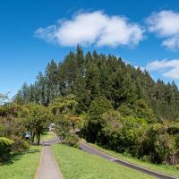 Bue Lake on right - Green Lake on left