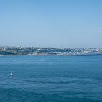Vue sur Brest depuis le Fort des Espagnols